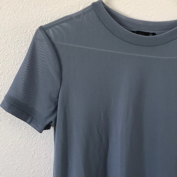 Sea Blue Mesh Top - Picture 2 of 3